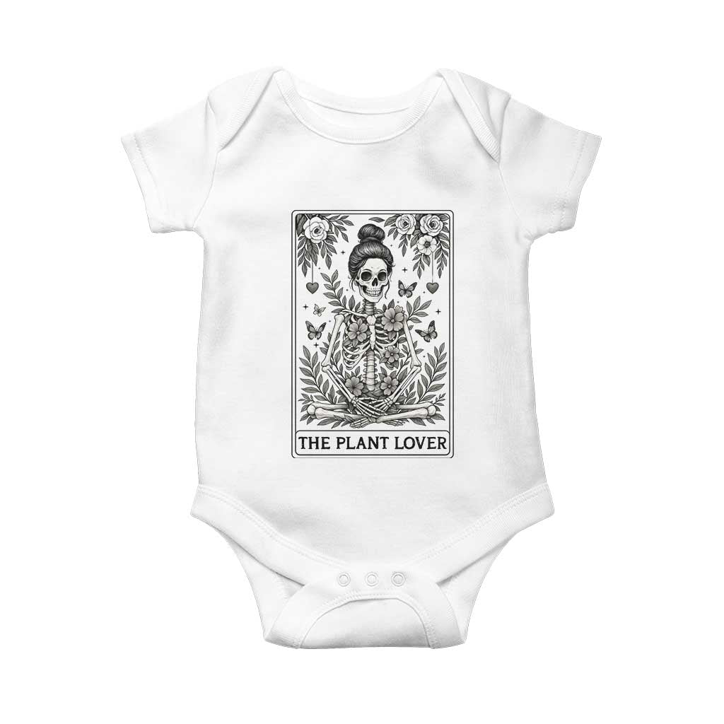 Dark Humor Tarot Card Plant Lover Gift Baby Onesie - Wonder Print Shop