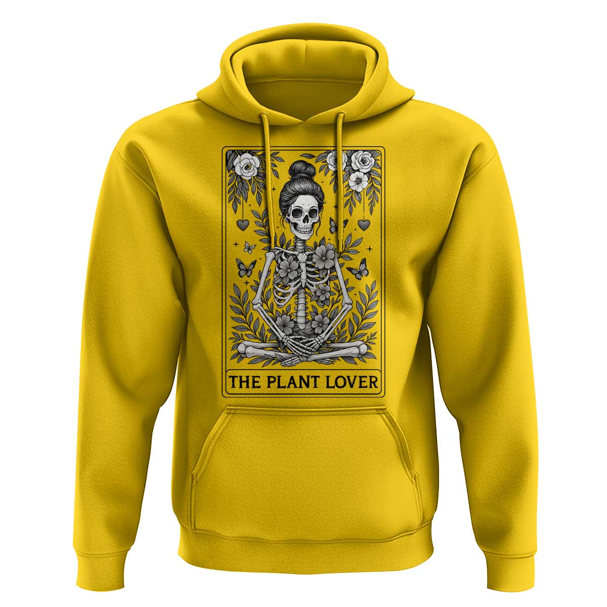 Dark Humor Tarot Card Plant Lover Gift Hoodie - Wonder Print Shop