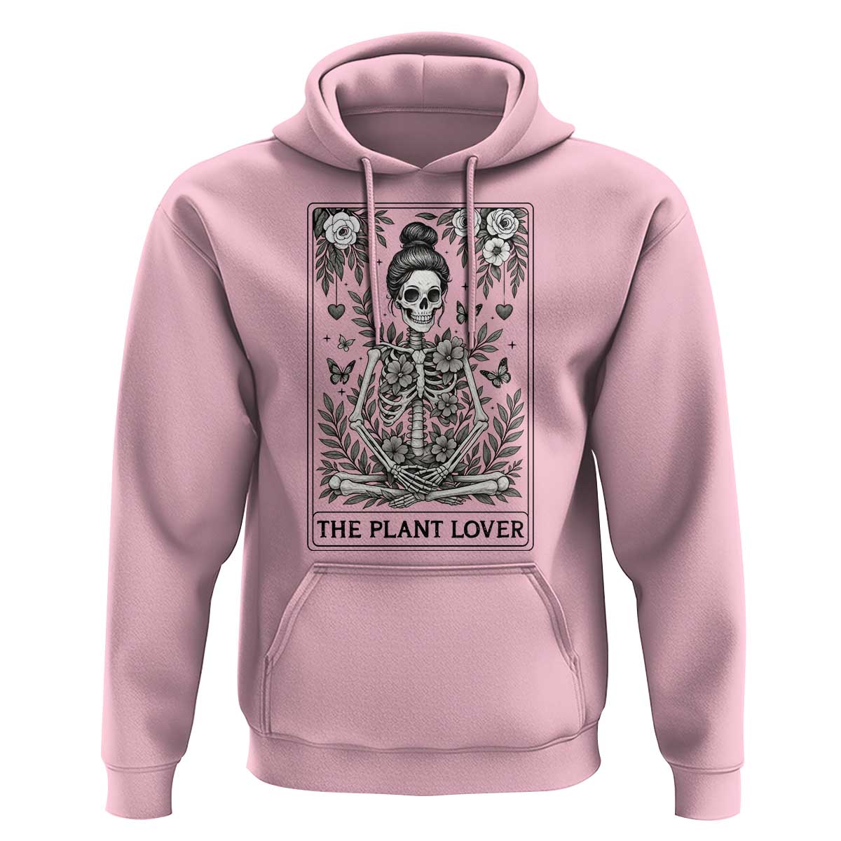 Dark Humor Tarot Card Plant Lover Gift Hoodie - Wonder Print Shop