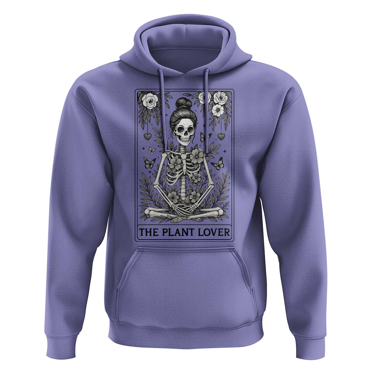 Dark Humor Tarot Card Plant Lover Gift Hoodie - Wonder Print Shop