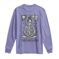 Dark Humor Tarot Card Plant Lover Gift Long Sleeve Shirt - Wonder Print Shop