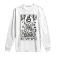 Dark Humor Tarot Card Plant Lover Gift Long Sleeve Shirt - Wonder Print Shop