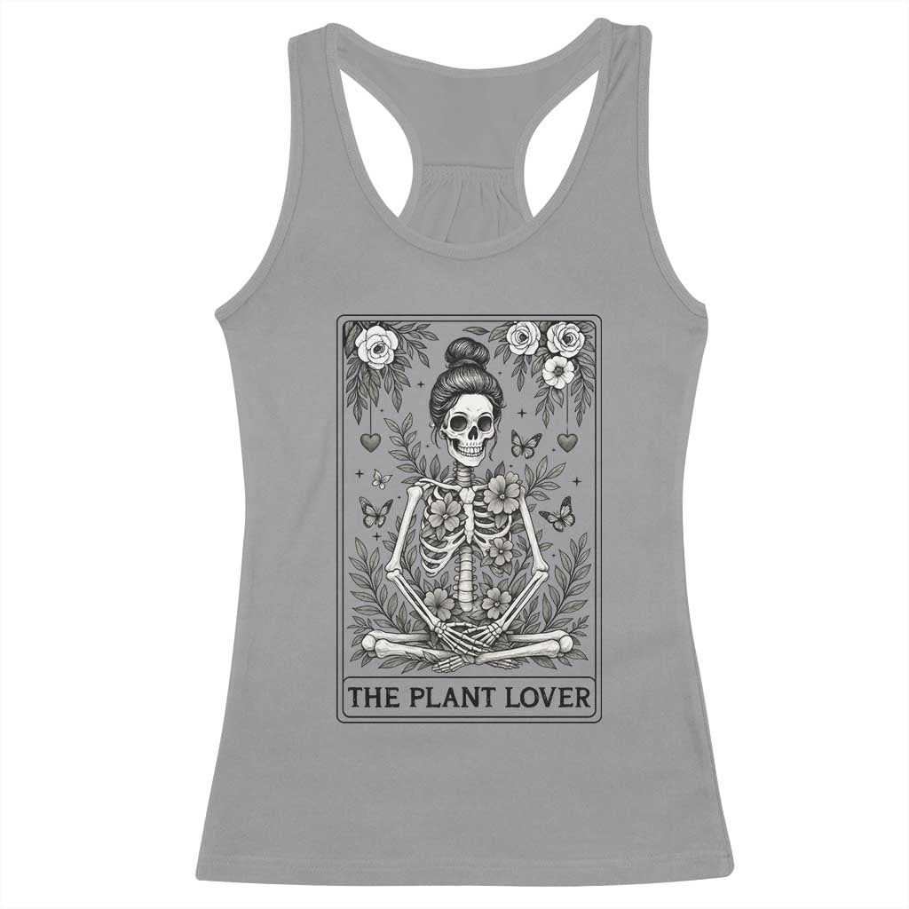 Dark Humor Tarot Card Plant Lover Gift Racerback Tank Top - Wonder Print Shop