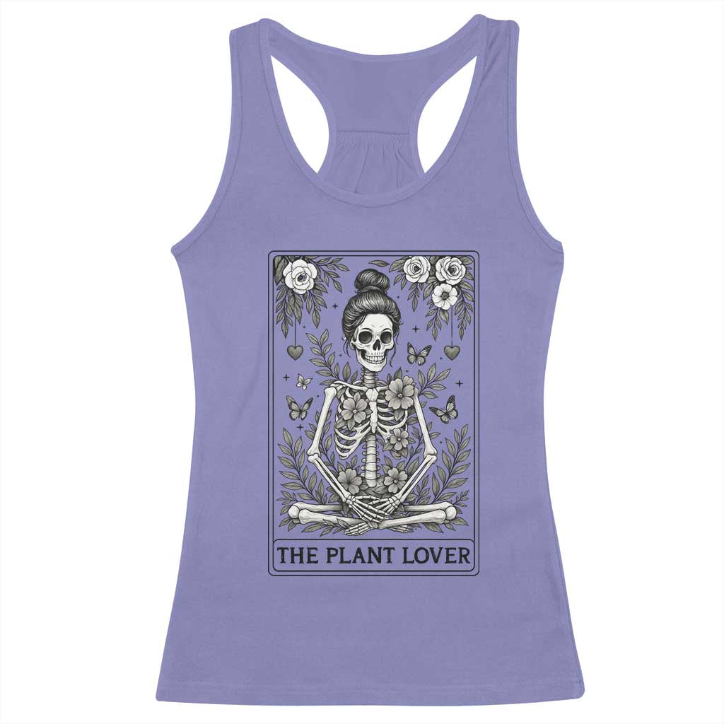 Dark Humor Tarot Card Plant Lover Gift Racerback Tank Top - Wonder Print Shop