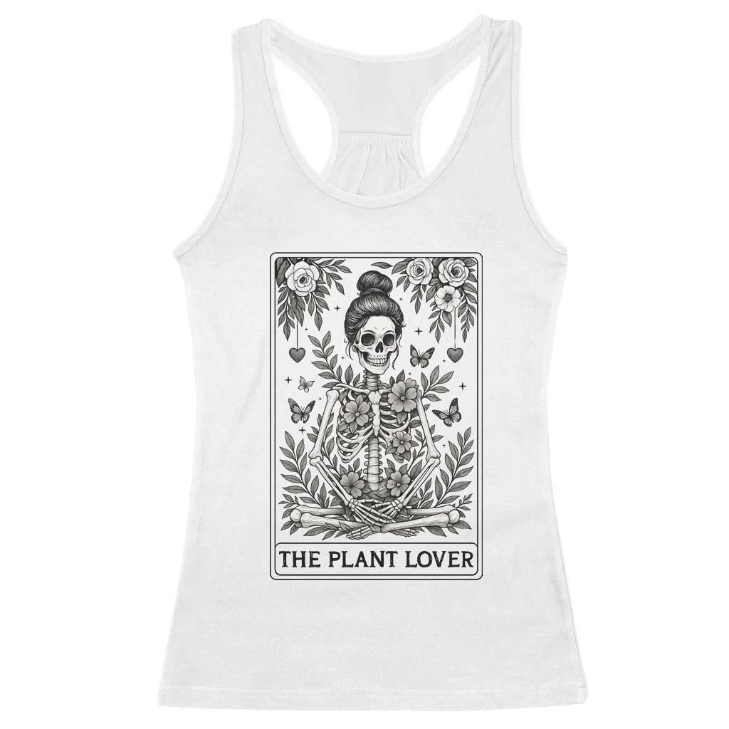 Dark Humor Tarot Card Plant Lover Gift Racerback Tank Top - Wonder Print Shop
