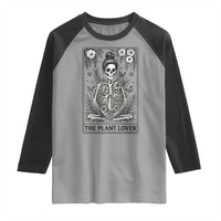 Dark Humor Tarot Card Plant Lover Gift Raglan Shirt - Wonder Print Shop
