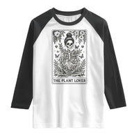 Dark Humor Tarot Card Plant Lover Gift Raglan Shirt - Wonder Print Shop