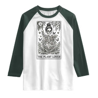 Dark Humor Tarot Card Plant Lover Gift Raglan Shirt - Wonder Print Shop