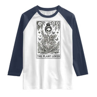 Dark Humor Tarot Card Plant Lover Gift Raglan Shirt - Wonder Print Shop
