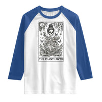 Dark Humor Tarot Card Plant Lover Gift Raglan Shirt - Wonder Print Shop