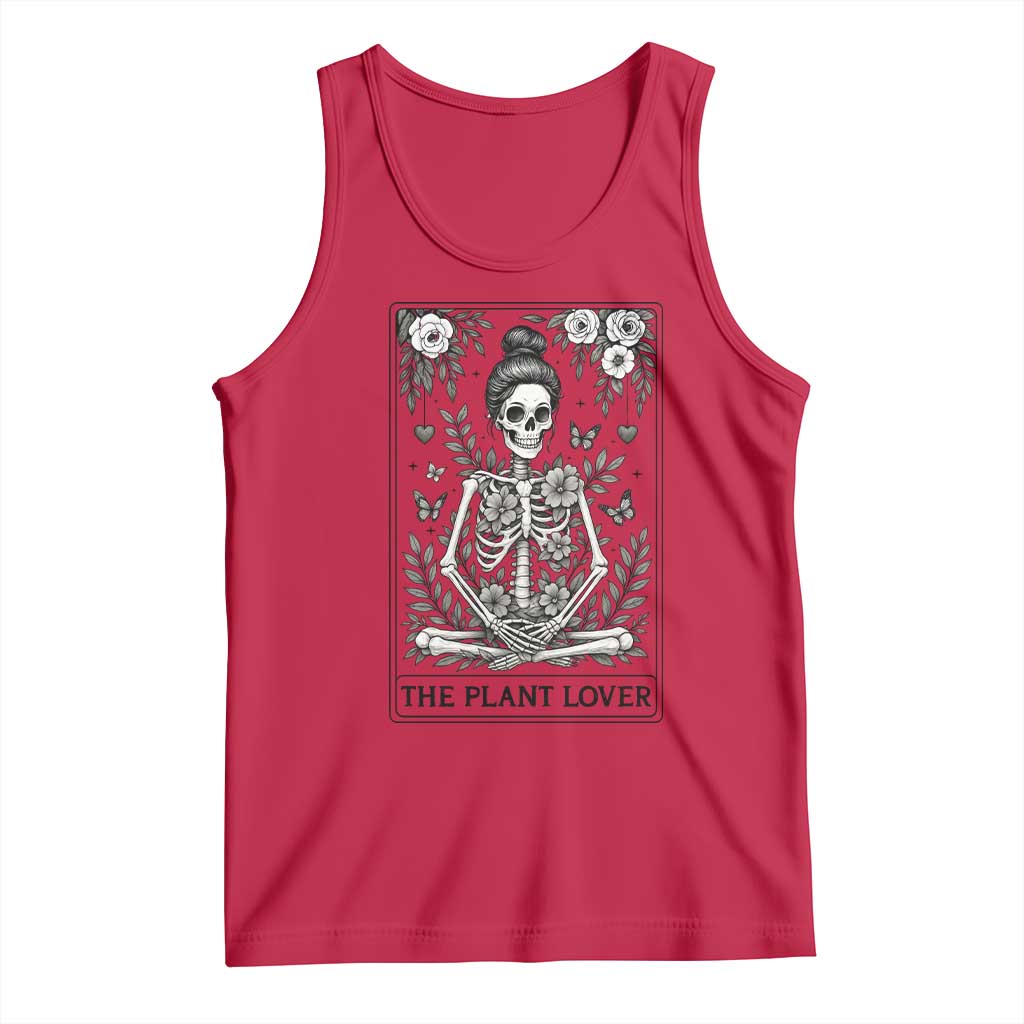 Dark Humor Tarot Card Plant Lover Gift Tank Top - Wonder Print Shop