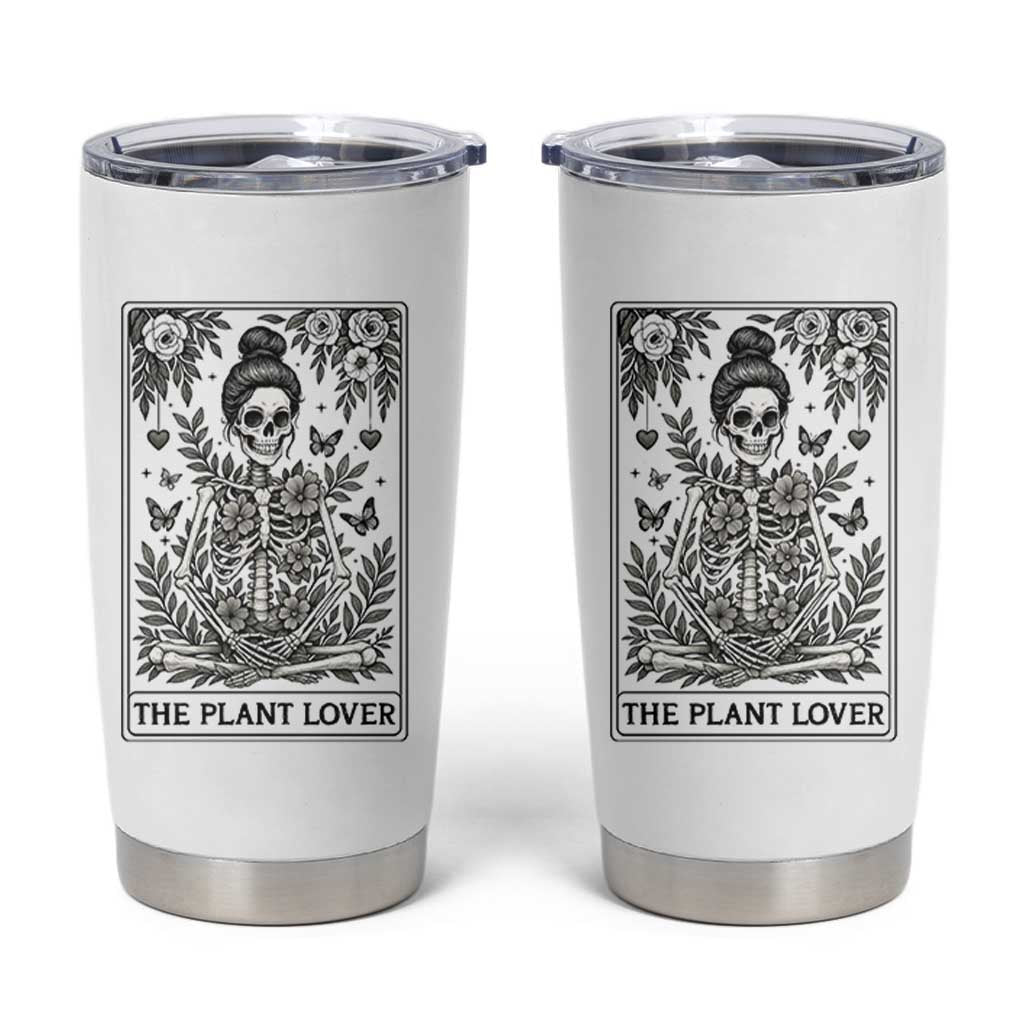 Dark Humor Tarot Card Plant Lover Gift Tumbler Cup - Wonder Print Shop