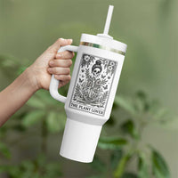Dark Humor Tarot Card Plant Lover Gift Tumbler With Handle - Wonder Print Shop