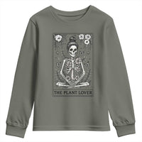 Dark Humor Tarot Card Plant Lover Gift Youth Sweatshirt - Wonder Print Shop