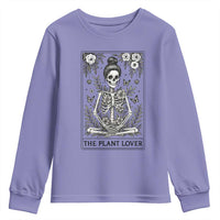 Dark Humor Tarot Card Plant Lover Gift Youth Sweatshirt - Wonder Print Shop
