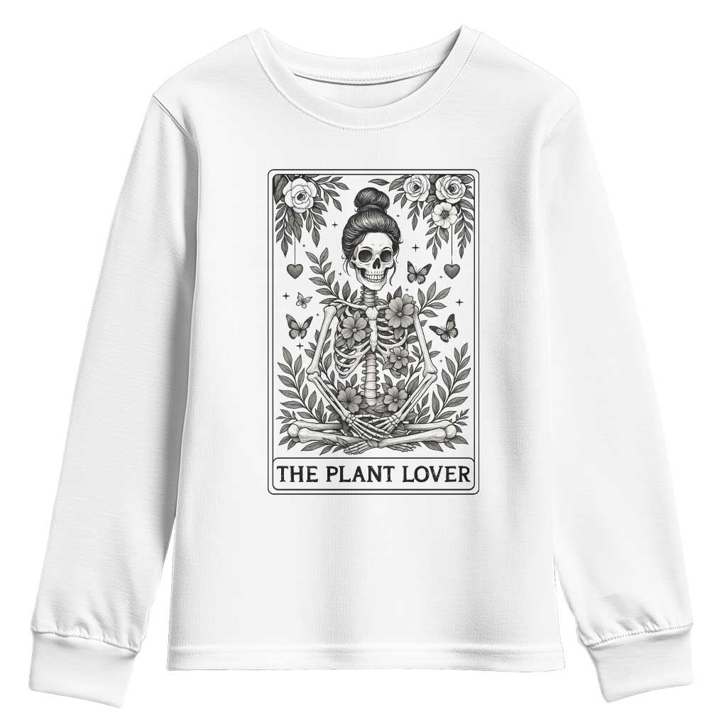 Dark Humor Tarot Card Plant Lover Gift Youth Sweatshirt - Wonder Print Shop