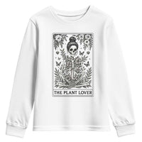 Dark Humor Tarot Card Plant Lover Gift Youth Sweatshirt - Wonder Print Shop