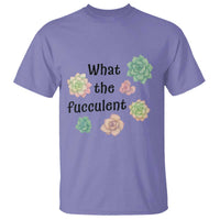 Succulent Lover Gift T Shirt What The Fucculent - Wonder Print Shop
