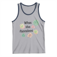 Succulent Lover Gift Tank Top What The Fucculent - Wonder Print Shop