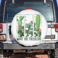 Funny Cactus Plant Lover Spare Tire Cover What The Fucculent - Wonder Print Shop