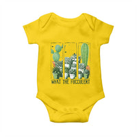 Funny Cactus Plant Lover Baby Onesie What The Fucculent - Wonder Print Shop