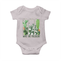 Funny Cactus Plant Lover Baby Onesie What The Fucculent - Wonder Print Shop