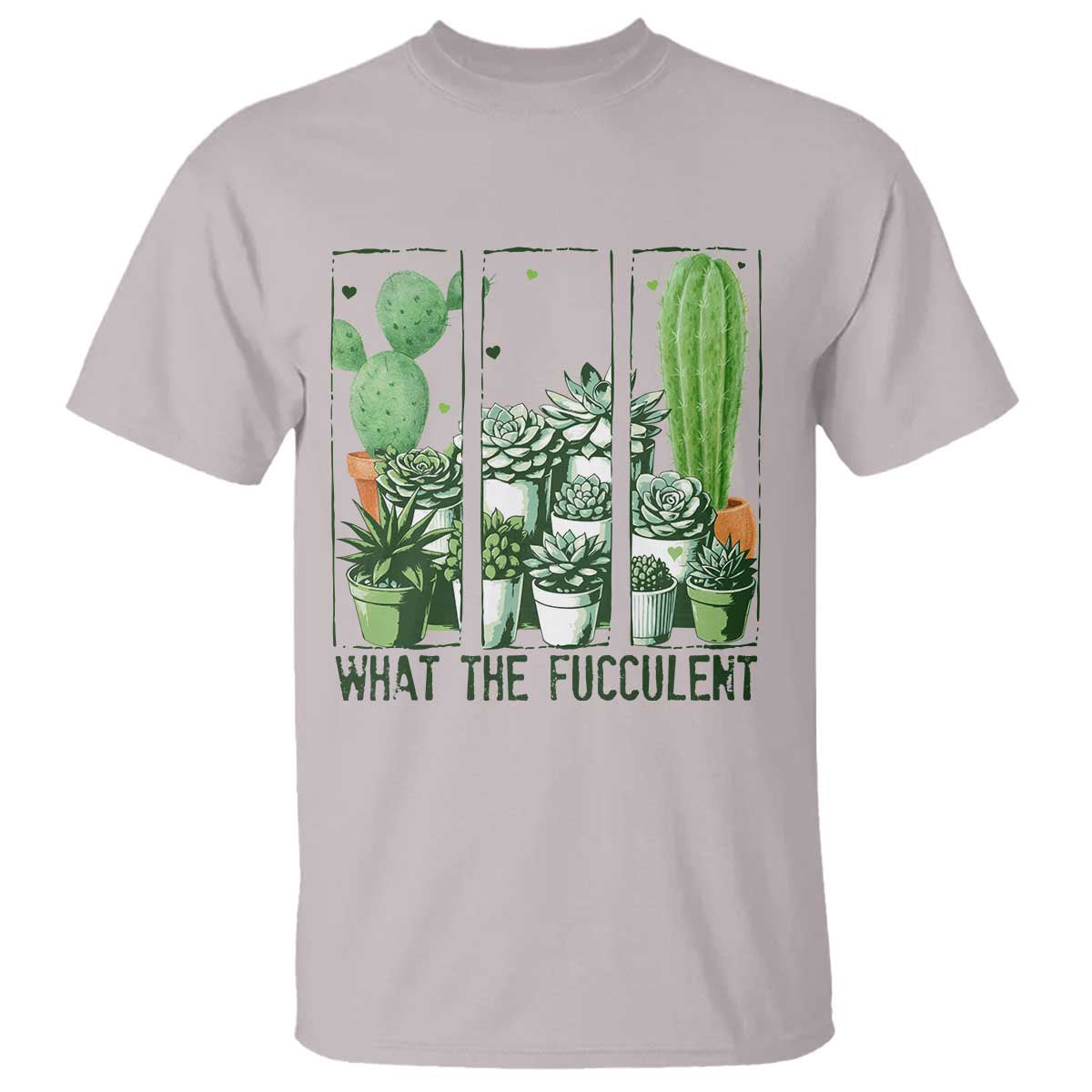 Funny Cactus Plant Lover T Shirt What The Fucculent - Wonder Print Shop