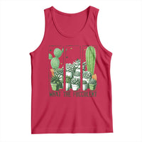 Funny Cactus Plant Lover Tank Top What The Fucculent - Wonder Print Shop