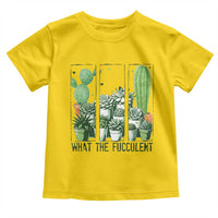 Funny Cactus Plant Lover Toddler T Shirt What The Fucculent - Wonder Print Shop