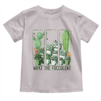 Funny Cactus Plant Lover Toddler T Shirt What The Fucculent - Wonder Print Shop