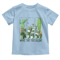 Funny Cactus Plant Lover Toddler T Shirt What The Fucculent - Wonder Print Shop