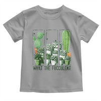 Funny Cactus Plant Lover Toddler T Shirt What The Fucculent - Wonder Print Shop
