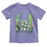 Funny Cactus Plant Lover Toddler T Shirt What The Fucculent - Wonder Print Shop