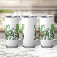 Funny Cactus Plant Lover Tumbler Cup What The Fucculent - Wonder Print Shop