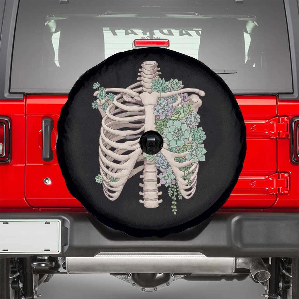 Succulent Body Skeleton Spare Tire Cover Creepy Plant Lover Gift - Wonder Print Shop