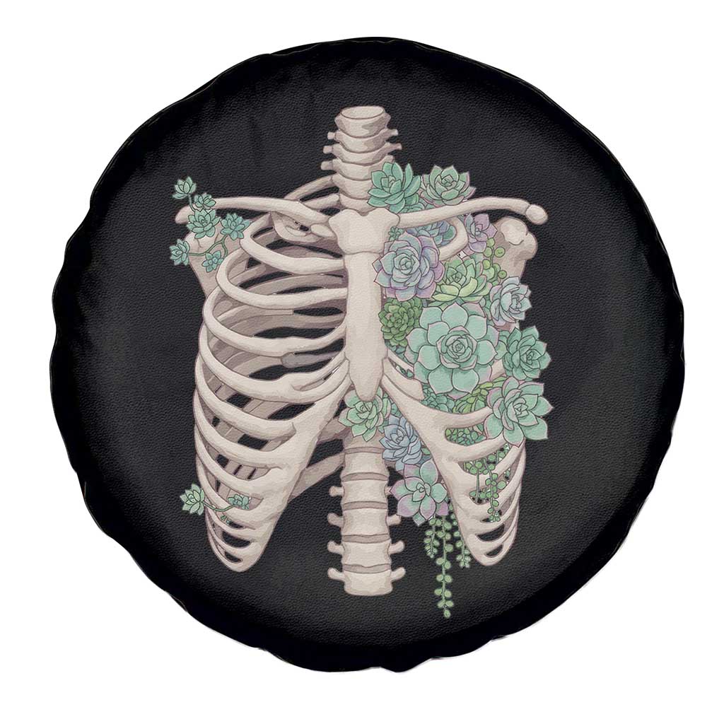 Succulent Body Skeleton Spare Tire Cover Creepy Plant Lover Gift - Wonder Print Shop