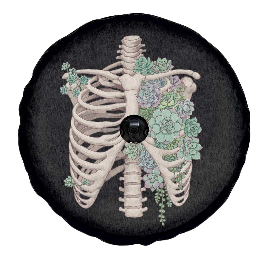 Succulent Body Skeleton Spare Tire Cover Creepy Plant Lover Gift - Wonder Print Shop