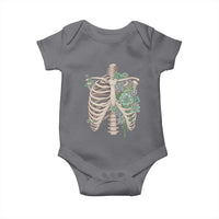 Succulent Body Skeleton Baby Onesie Creepy Plant Lover Gift - Wonder Print Shop