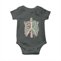 Succulent Body Skeleton Baby Onesie Creepy Plant Lover Gift - Wonder Print Shop