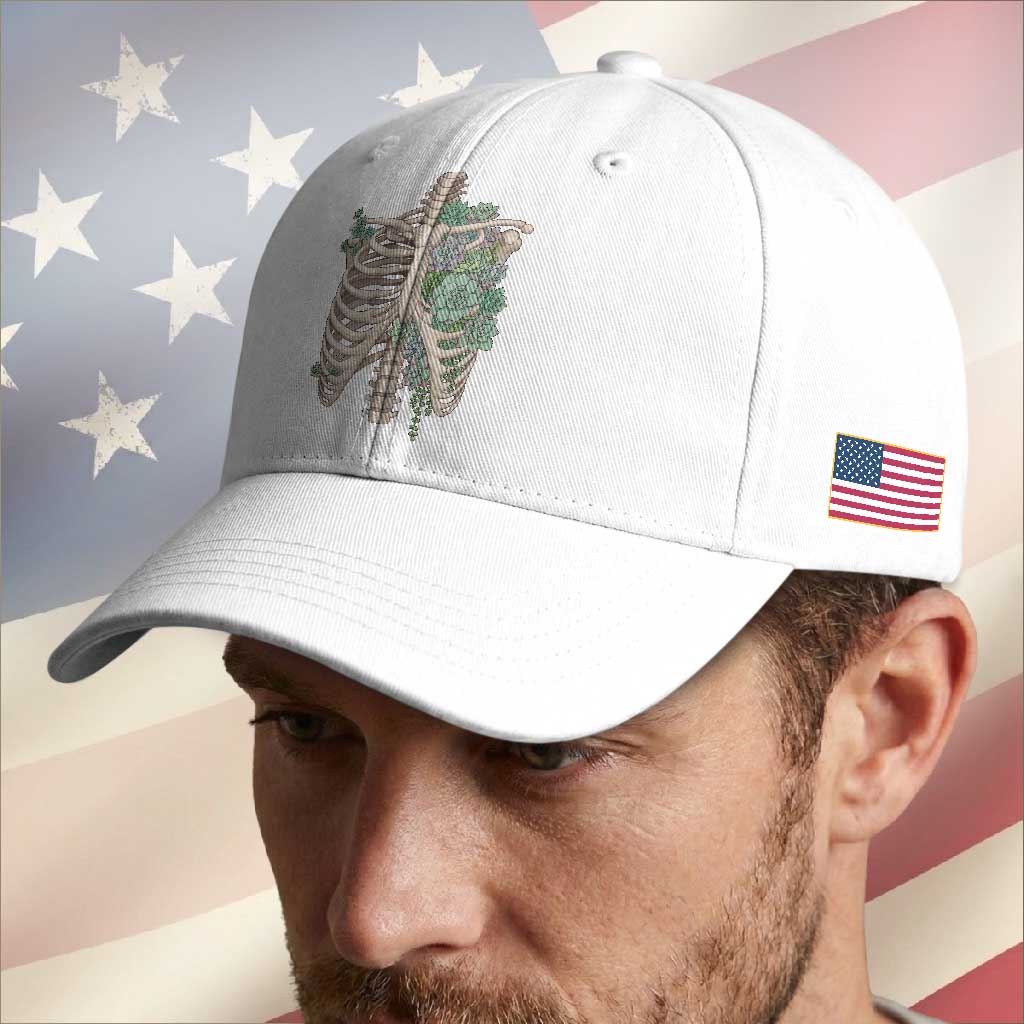 Succulent Body Skeleton Baseball Cap Creepy Plant Lover Gift