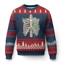 Succulent Body Skeleton Ugly Christmas Sweater Creepy Plant Lover Gift - Wonder Print Shop