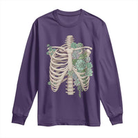 Succulent Body Skeleton Long Sleeve Shirt Creepy Plant Lover Gift - Wonder Print Shop