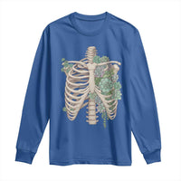 Succulent Body Skeleton Long Sleeve Shirt Creepy Plant Lover Gift - Wonder Print Shop