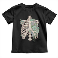 Succulent Body Skeleton Toddler T Shirt Creepy Plant Lover Gift - Wonder Print Shop