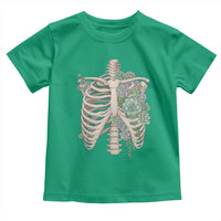 Succulent Body Skeleton Toddler T Shirt Creepy Plant Lover Gift - Wonder Print Shop