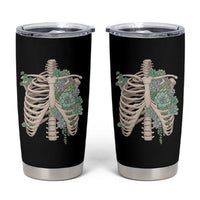 Succulent Body Skeleton Tumbler Cup Creepy Plant Lover Gift - Wonder Print Shop