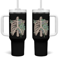 Succulent Body Skeleton Tumbler With Handle Creepy Plant Lover Gift - Wonder Print Shop