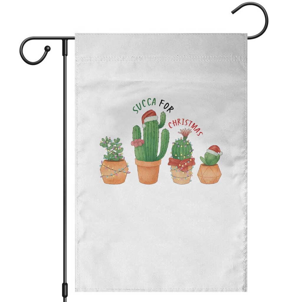 Funny Succulent Plant Lover Gift Garden Flag Succa For Christmas - Wonder Print Shop