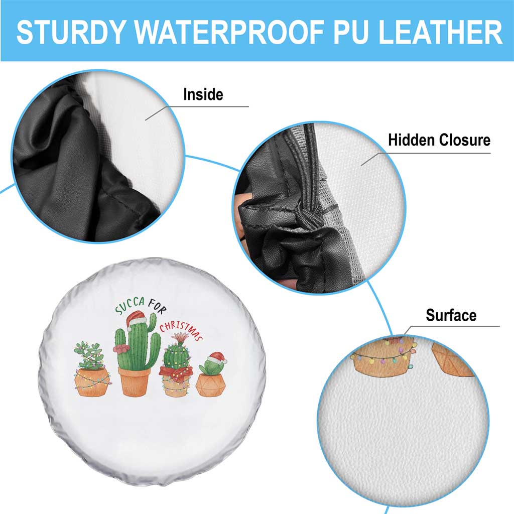 Funny Succulent Plant Lover Gift Spare Tire Cover Succa For Christmas - Wonder Print Shop