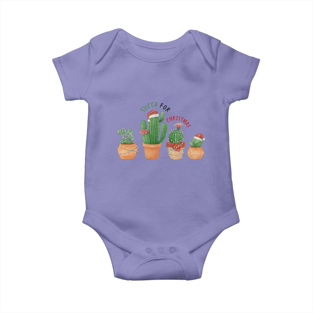 Funny Succulent Plant Lover Gift Baby Onesie Succa For Christmas - Wonder Print Shop